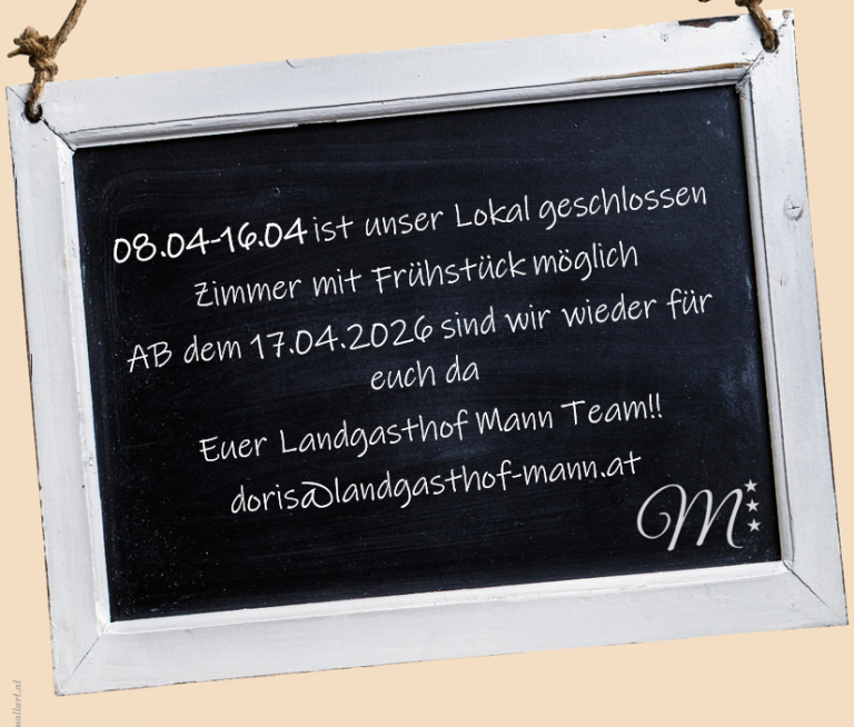 april 2026 geschlossen