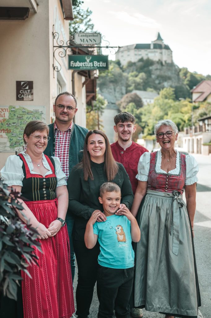 The team at Landgasthof Mann in Rosenburg